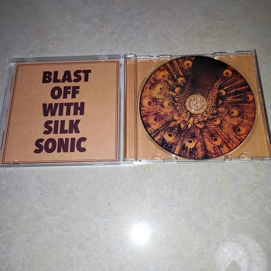 Bruno Mars + Anderson Paak Music CD An Evening with Silk Sonic Album Cosplay Walkman Car Compact Disc Soundtracks Box Gift