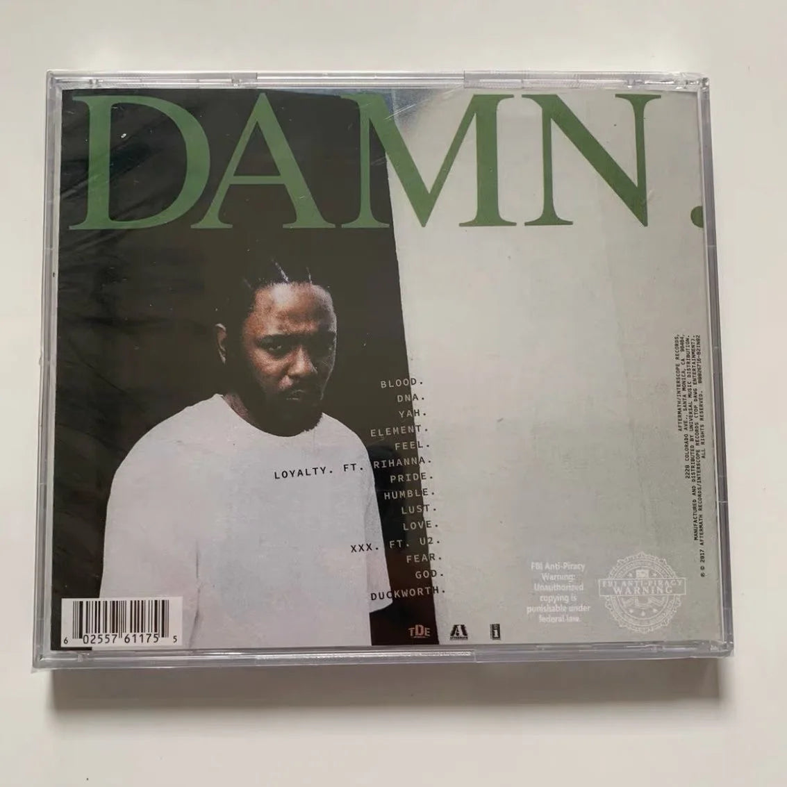 Kendrick Lamar Music CD DAMN Album Compact Disc Cosplay CD Walkman Car Play Song Soundtracks Box Collection Party Music Gift